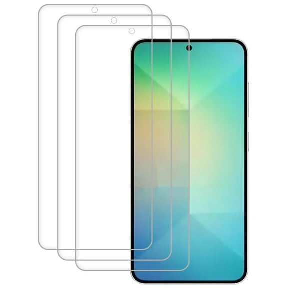 KIQ For Samsung Galaxy S25 3 Pack CLEAR Flexible Hydrogel Film FULL Edge to Edge Cover Screen Protector w/ Fingerprint Unlock Function