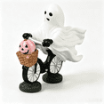 thumbnail image 2 of Halloween Ghost Resin Ornament, Cute Scary Halloween Decoration, Indoor Outdoor Halloween Decor, Perfect for Halloween Party Home Yard Multicolor A, 2 of 6