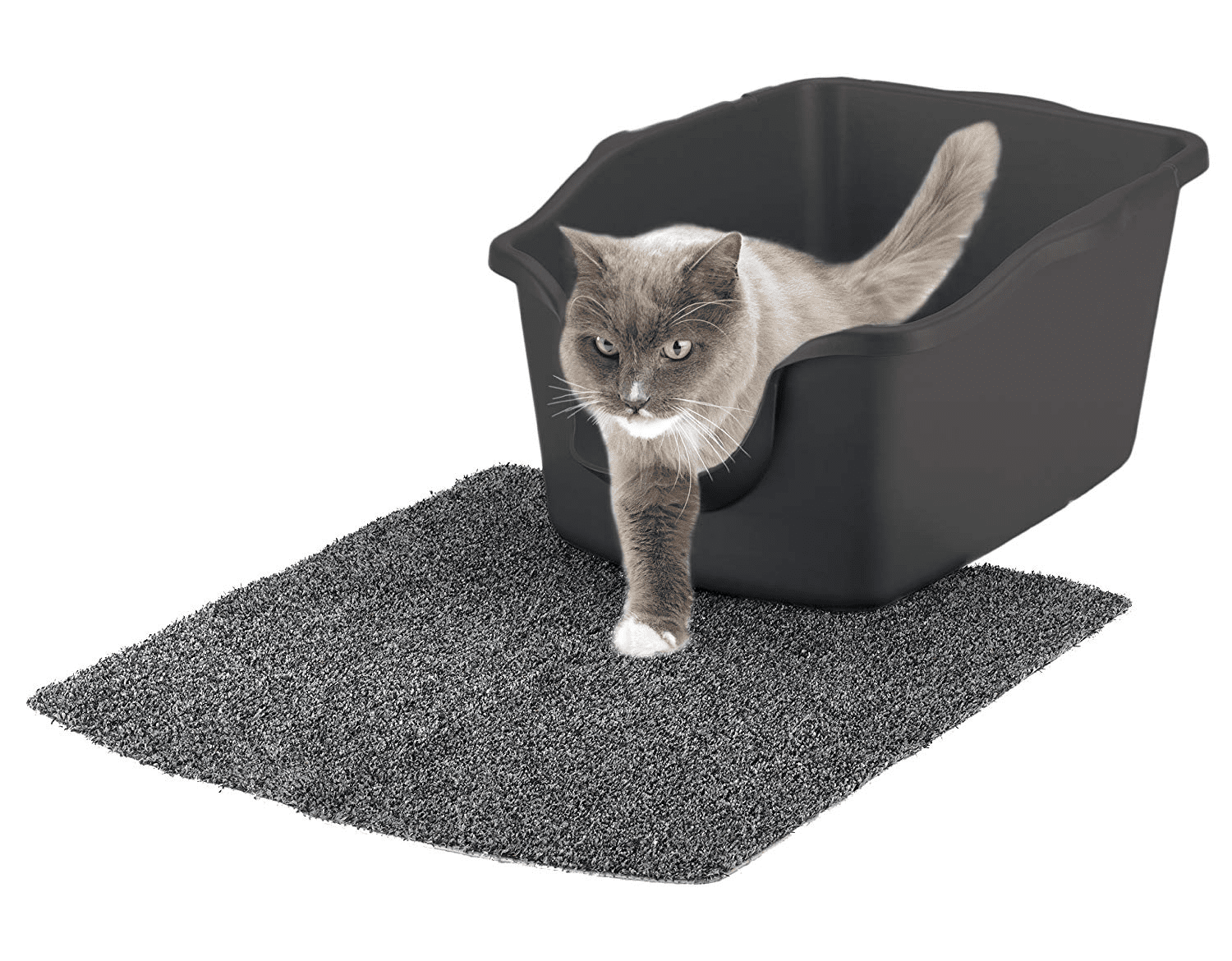Pioneer Pet Smart Cat Ultimate Litter Mat Gray Free Shipping 