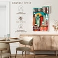 thumbnail image 5 of Elephant Stock Philadelphia Brotherly Love Wall Art - Vertical Canvas Wall Art - Living Room Wall Decor - City Canvas - Brown And Teal Decor - 8" x 12", 5 of 8
