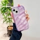 thumbnail image 4 of Funda de teléfono transparente con patrón de onda 3D, protección de Airbag de doble capa, adecuada para iPhone 14, 13, 12, 11 Pro Max, XS, X, XR, 8, 7 Plus, 4 of 4