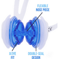 thumbnail image 3 of Brybelly SSWI-112 Swimming Goggles with Case, Blue - Adult, 3 of 6