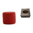 thumbnail image 1 of Escabel,Reposapiés pequeño,taburete otomano,sofá,taburete de té,Reposapiés Cubo Taburete Taburete para Dormitorio Baño,Estuche para pañuelos de escritorio,Caja de pañuelos faciales de, 1 of 8