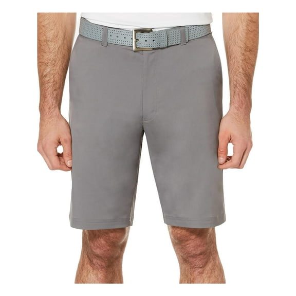 PGA Tour Men's Flat Front Shorts Gray Size 42