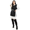 thumbnail image 1 of Vestido camisero con chaleco Roman Fashion /Juvenil, 3820 (Negro) negro CH, 1 of 5
