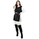thumbnail image 1 of Vestido camisero con chaleco Roman Fashion /Juvenil, 3820 (Negro) negro M, 1 of 5