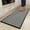 Black, variant on Long Kitchen Runner Rugs Kitchen Mat Non Slip Washable, Super Absorbent Soft Chenille Braided Kitchen Mats for Floor, Rubber Backing Kitchen Floor Sink Standing Mat, Easy Clean, Blue 17"x71"