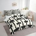 thumbnail image 3 of Manfei Girly Black Bow-tie Bedding Full Size, Kawaii Bow Bedding Sets Full Size, Princess Style Reversible Comforter Sets with Sheets, Super Cozy Bedroom Decor, 7-Piece, 3 of 6