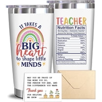 NewEleven Teacher Appreciation Tumbler with Inspirational Design - 20oz Stainless Steel