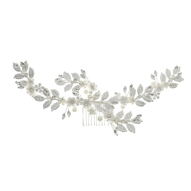 Pinzas para el cabello para mujeres, pinzas para peinar, pinzas para el cabello para niñas, accesorios para el cabello de aleación de cristal para bodas, peines, pasadores de perla, espirales, plancha