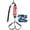 Black, variant on Pull Up Assistance Bands, Resistance for Pull Up Rod, Adjustable Weight with Fabric Feet, Bands for Pull Up Assist