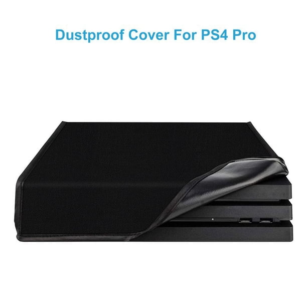 Cubierta antipolvo horizontal eXtremeRate para la consola PS4 Pro, diseñada con doble capa, forro suave y limpio, resistente al agua, a prueba de polvo, corte de precisión, fácil acceso