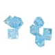 thumbnail image 2 of Juego de dados poliédricos de resina de 7 piezas, juego de mesa transparente, juego de dados para juegos de rol, azul claro, 2 of 8