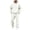 White, variant on XUNKUSGA Mens Sweatsuit 2 Piece Fashion Solid Color Hoodie & Sweatpants Men's 2 Piece Outfits with Pockets Casual Comfortable Athletic Tracksuits for Men Set Black S