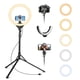 thumbnail image 1 of Anillo de luz Aureday para selfies de 14 pulgadas con trípode de 62 pulgadas y soporte para teléfono, 1 of 7