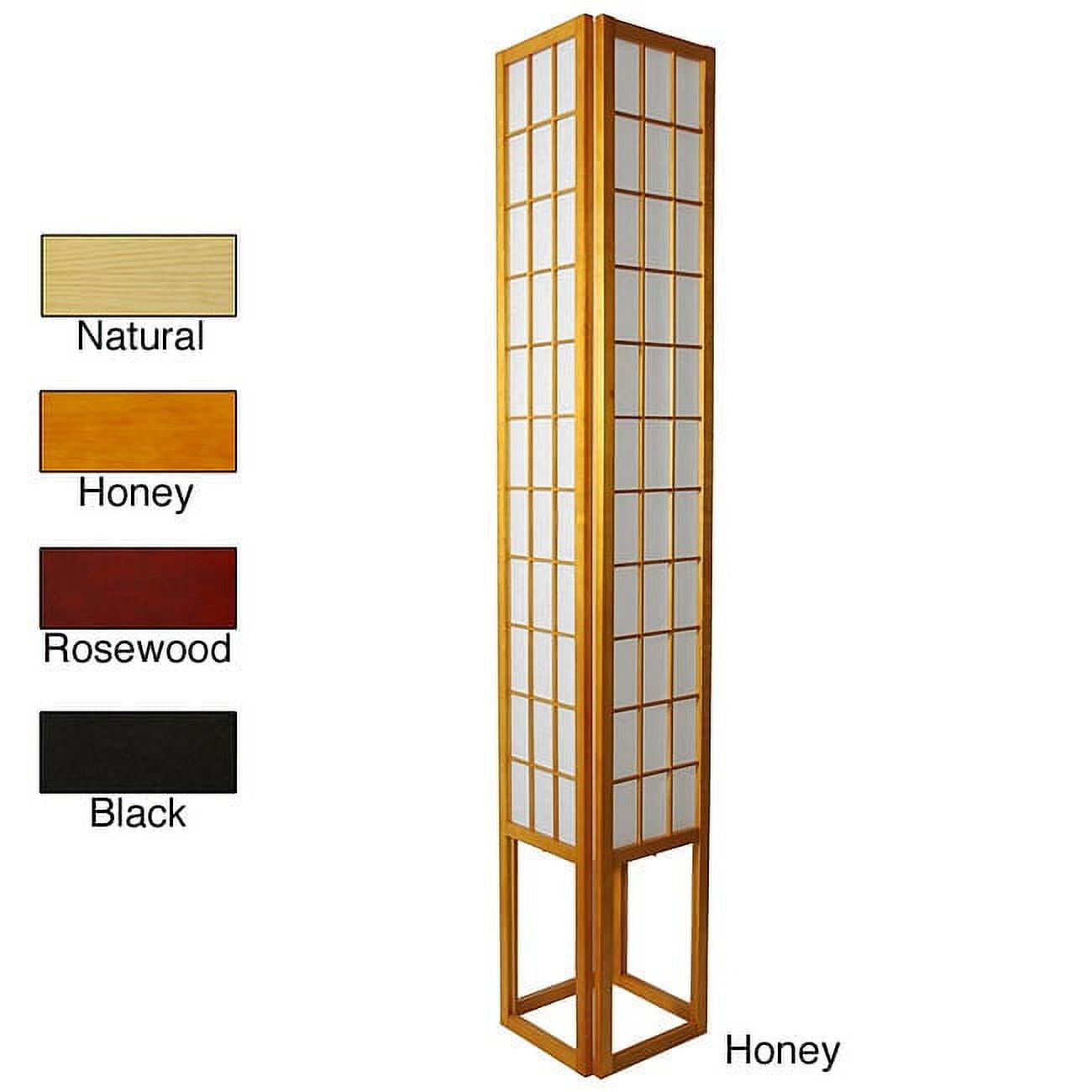 Oriental Furniture 72" Window Pane Shoji Lamp