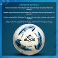 thumbnail image 3 of Almos Flash Soccer Ball, for Outdoor Soccer Size 5, Blue, 3 of 6