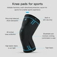 thumbnail image 2 of 1 Pcs Compression Knee Support Sleeve Elastic Breathable Knee Pads Brace Springs Gym Sports Protector Basketball Volleyball Run, 2 of 5