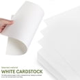 thumbnail image 4 of 50 hojas de cartulina, cartulina blanca, papel para impresora, papel de construcción blanco, papel para álbumes de recortes, papel para impresora, 180 g, 4 of 6