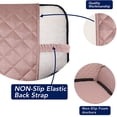 thumbnail image 3 of Housse de Sofa Matelassée Réversible 4 Places, Protecteur de Meuble Résistant à l'Eau, Housse de Canapé Lavable avec Mousse Antidérapante et Sangles Élastiques pour Enfants, Chiens, Animaux (XX Grand, Rose/beige), 3 of 7
