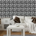 thumbnail image 4 of Kumdkd 10 Pack 4x4 in Self Adhesive Wall Tile Sticker, Peel and Stick Vinyl Backsplash for Kitchen Bathroom, Removable Waterproof PVC Wall Decal DIY Home Decor, 4 of 7