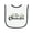 White and Black, variant on Inktastic My First Oktoberfest with Edelweiss Flowers Baby Terry Cloth Bib