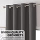 thumbnail image 4 of Cortinas Blackout Joydeco Gris Oscuro de 304 cm de Largo para Ventanas, 4 of 6