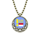 thumbnail image 1 of Soy de Mónaco Colgante Estrella Collar Luna Cadena Joyas Unbranded M, 1 of 3