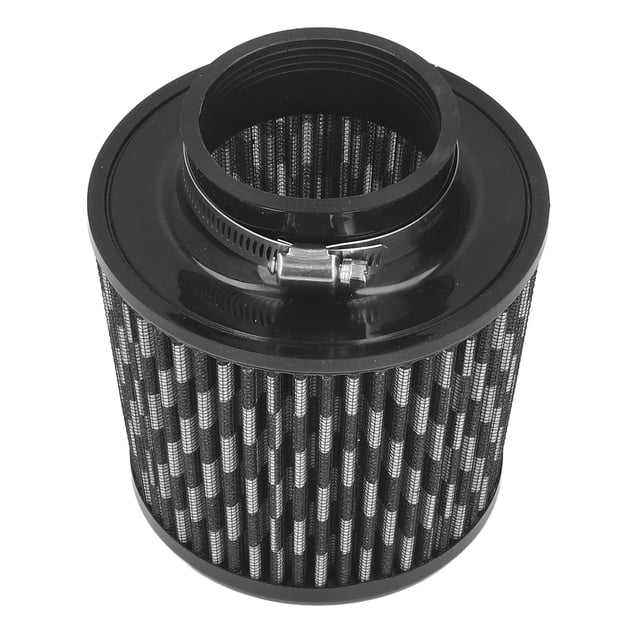 Filtro De Cono De Entrada De Aire, Abrazadera Ecológica De 76 Mm/3 Pulgadas En Limpiador De Filtro De Aire De Entrada Universal De Alto Flujo Para Modificación De Automóvil