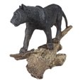 thumbnail image 2 of Ebros Animal Jungle Black Panther Prowling On Distressed Tree Log Figurine 8"L, 2 of 9