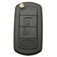 thumbnail image 1 of J-ACCES Key Fob Case Shell Fit for Land Rover LR3 Discovery Range Rover Sport Flip Keyless Entry Remote Car Key Fob Cover Replacement Key Casing, 1 of 1