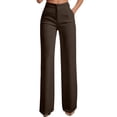 thumbnail image 3 of jiaxiM Womens Flowy Pants High Waist Palazzo Capri Pants for Women Drawstring Cozy Trousers Pants for Women Women's Lounge Pants Summer Beach Vacation Clothes, 3 of 5
