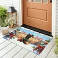 thumbnail image 3 of Merry Christmas Woofmas Xmas Noel Scottish Terrier Elf Candy Cane Snow Doormat Scottie Dog Lover Gifts Indoor Outdoor Welcome Mat - 13017, 3 of 5