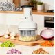 thumbnail image 2 of Prensa de ajos y picadora de alimentos manual 5 en 1: perfecta for cebollas, ajos, nueces y verduras, 2 of 5