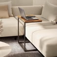 thumbnail image 6 of C Shaped End Table, Metal Square Side Table for Sofa, for Coffee, Laptop, Heavy-Duty Small Side Table for Couch, Sofa Table for Living Room, Bedroom, Bedside, 6 of 8