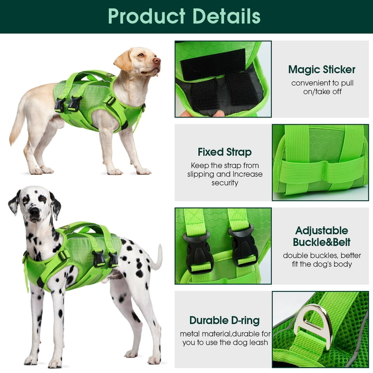 Dog Swiing Life Jacket Buoyancy Aid Float Vest Adjustable Water Pet Dog Swiing Life Jacket Buoyancy Aid Float Vest Adjustable Water Pet