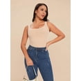 thumbnail image 4 of MANIFIQUE Womens' Waist Trainer Tummy Control Shapewear Bodysuit Top, 4 of 7