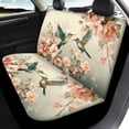 thumbnail image 4 of FOR U DESIGNS Hummingbird Flower Pattern Car Seat Cover Waterproof Front and Rear Split Bench for Cars Scratch-Resistant Auto Interior Decoration for Vehicle Trucks Van SUV, 4 of 7