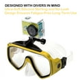 thumbnail image 2 of Opteka Goggles Scuba Diving Mask + Waterproof LED Flash Light for GoPro HERO4, HERO3, HERO2 Black, Silver, Session, SJ6000, SJ4000 and Similar Action Cameras, 2 of 8