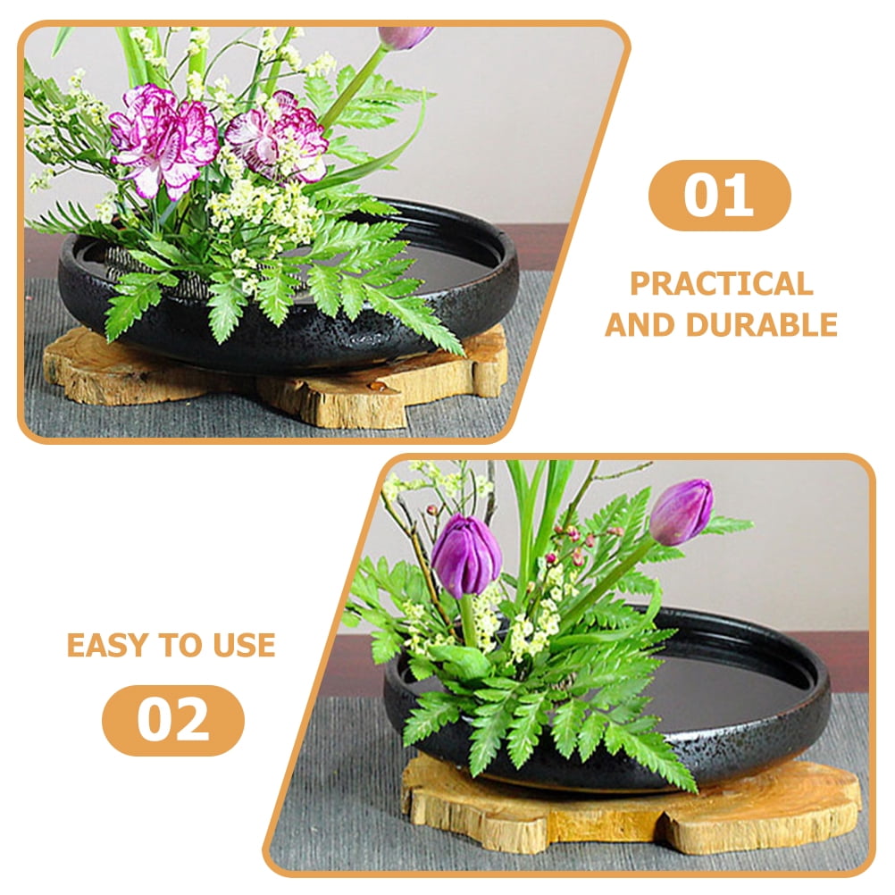1 Set Flower Arranging Frog Pin Round Holder Vase Pot Floral Supply