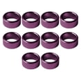 thumbnail image 1 of 10 Uds. De anillos de aluminio para patas de Paloma, accesorios de aplicación reutilizables, duraderos Violeta Zulema Bandas de pierna de paloma, 1 of 6
