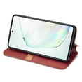 thumbnail image 2 of Case for Samsung Galaxy Note 10 Lite Flip Cover Wallet Flip Cover Magnetic Protective - Red, 2 of 5