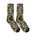 thumbnail image 4 of Women's Men's Camouflage Pattern Colorful Novelty Pattern Crew Athletic Socks, 4 of 7