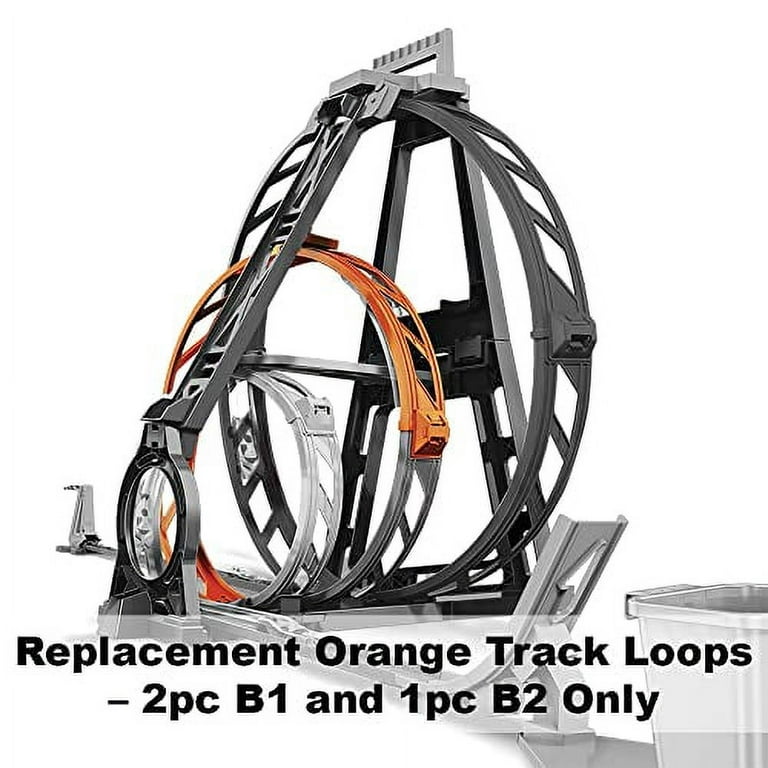 Hot Wheels Track Builder Unlimited Triple Loop Kit, Multi Color, Model:GLC96