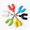 thumbnail image 4 of 3.5mm Stereo Audio Earphone Headphone 2-Way Splitter Adapter U Shaped Jack Stereo Audio Connector Adapter (Random Color), 4 of 7
