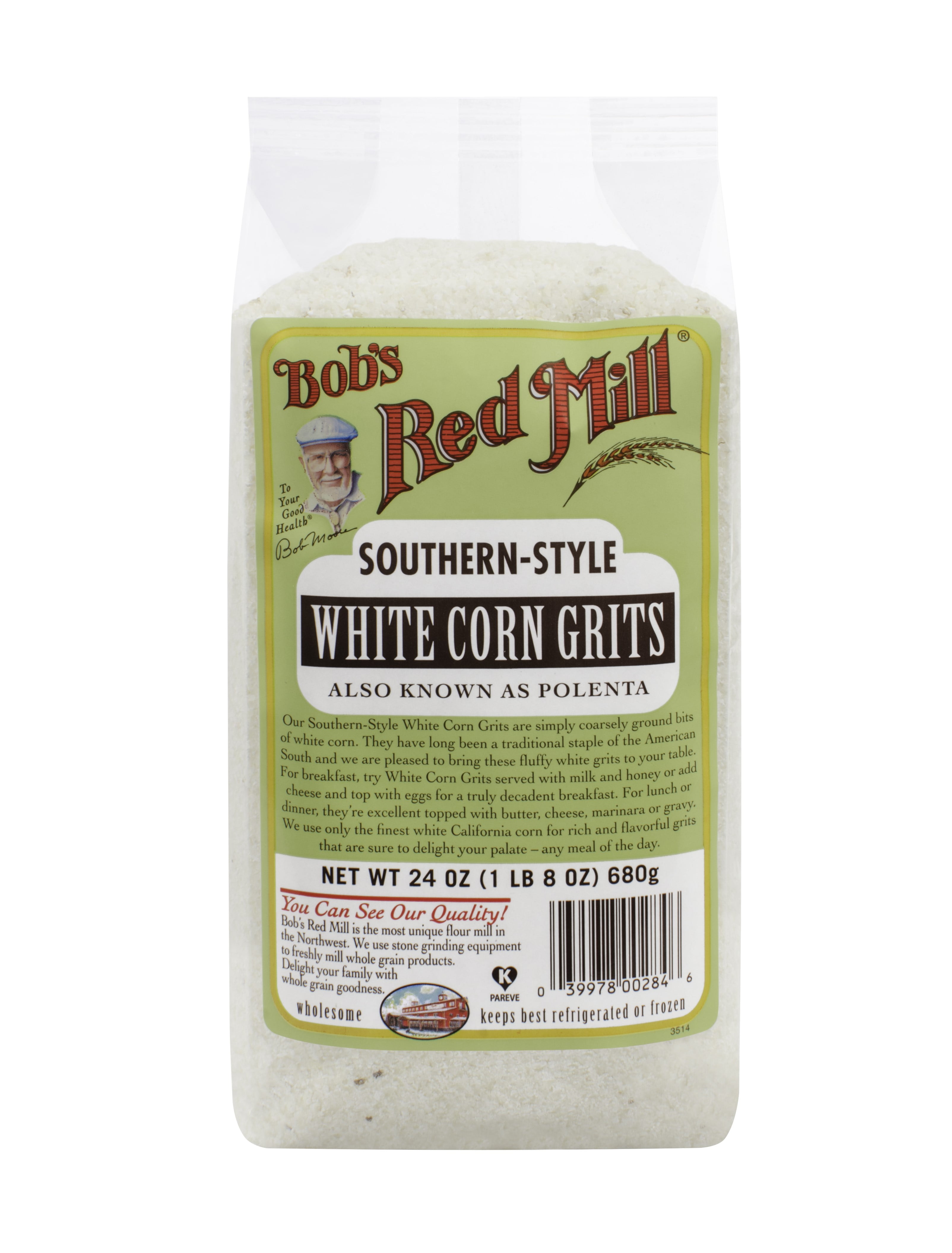 Buy Bob's Red Mill, Southern Style White Corn Grits, 24 Oz Online at