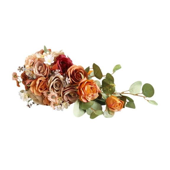 Artificial Rose Cascading Bridal Bouquet Flower Bouquet for Wedding Party Bridal Wedding Modern Theme