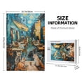 thumbnail image 4 of Naloa Whimsical Cats Night Cafe Custom Puzzles Personalized Puzzle 1000 Pieces from Photo Custom Jigsaw Puzzle for Wedding, Graduation, (29.5×19.7in, Vertical), 4 of 9