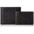 thumbnail image 1 of Coach Men s Coin Wallet, Black, One Size, 1 of 2