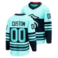 thumbnail image 4 of Camiseta de hockey sobre hielo personalizada de Seattle para hombre n.° 31 Philipp Grubauer n.° 29 Vince Dunn n.° 37 Yanni Gourde n.° 10 Matty Beniers, 4 of 4